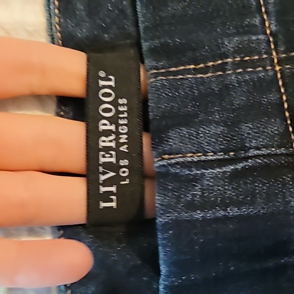 Liverpool brand denim skirt. Size 14. NWT! - Picture 4 of 7